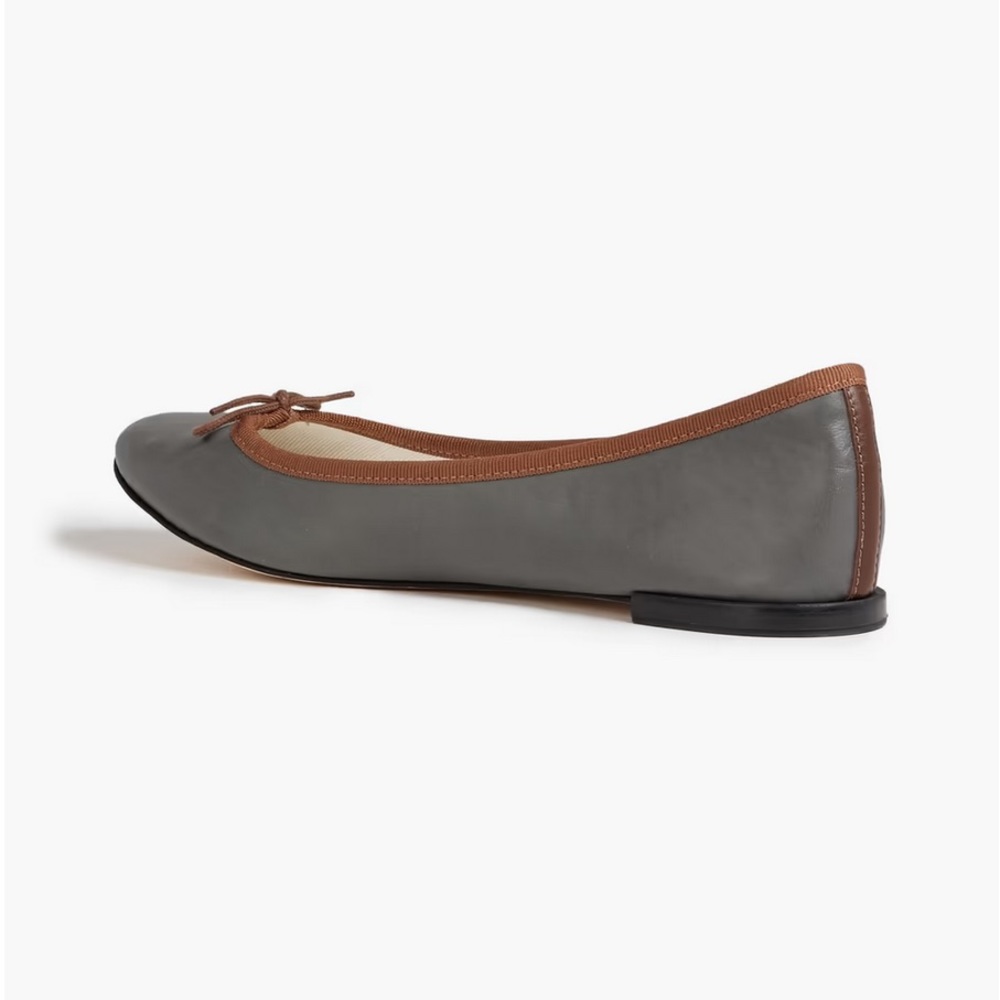NEW, Repetto Cendrillon Ballet Flats in Limited-Edition Dark Grey Leather - Picture 14 of 14